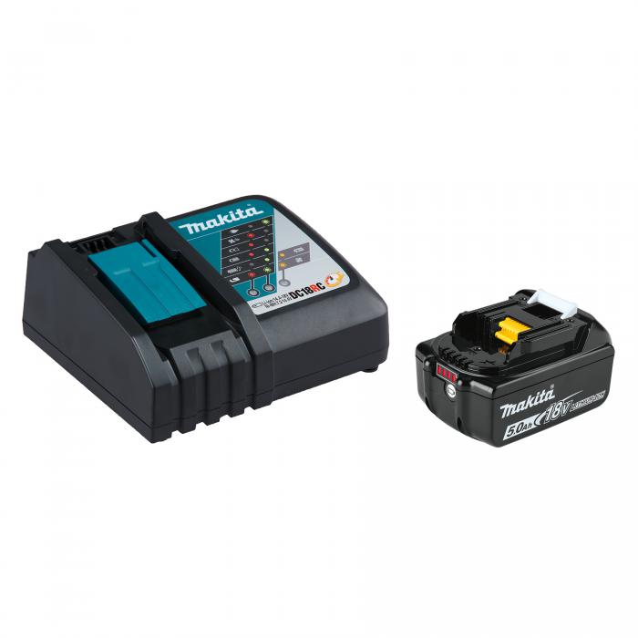Kit Makita Y‑00309 Batterie 18 V 5 Ah et chargeur rapide